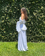 Top de Lino con Mangas Removibles